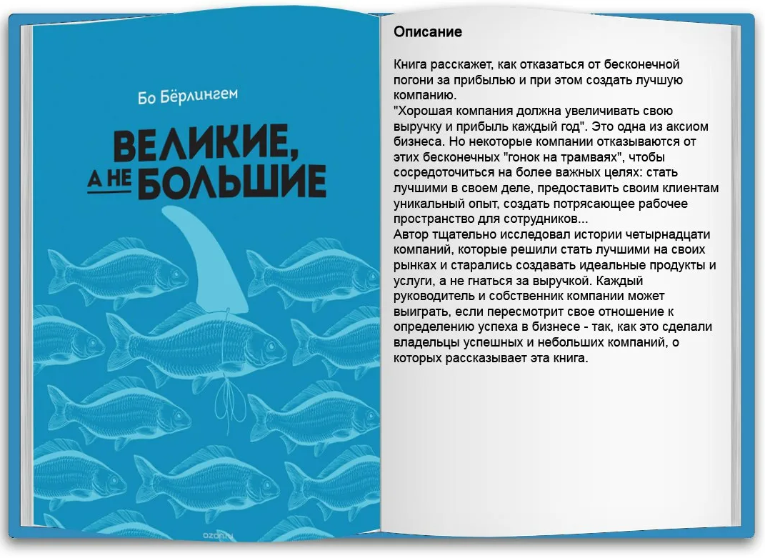 Обложка книги "Великие,а не большие"