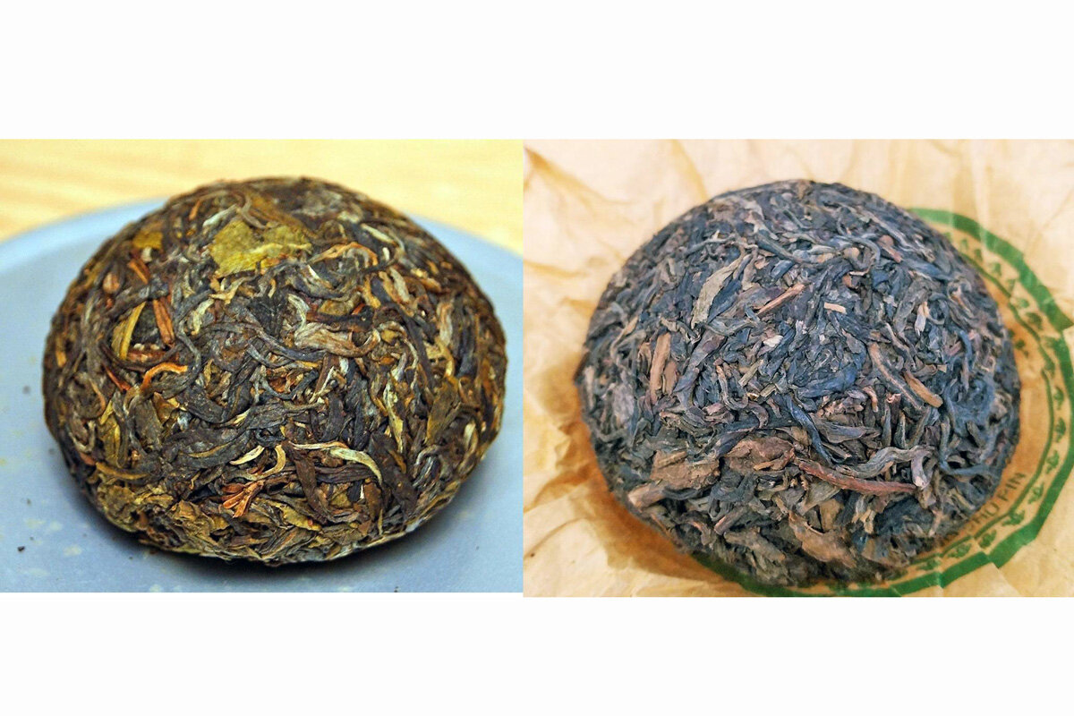 Слева -  2013, справа -  2023. Чай тот же.