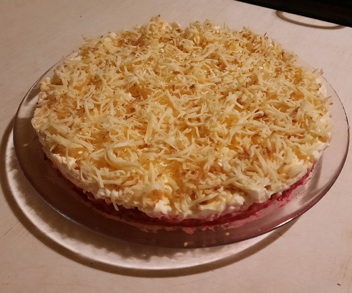 Салат "Розовый фламинго"