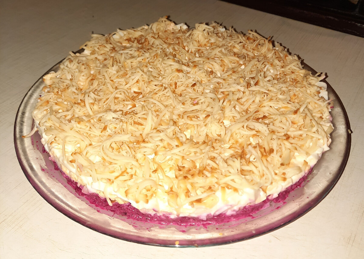 Салат "Розовый фламинго"