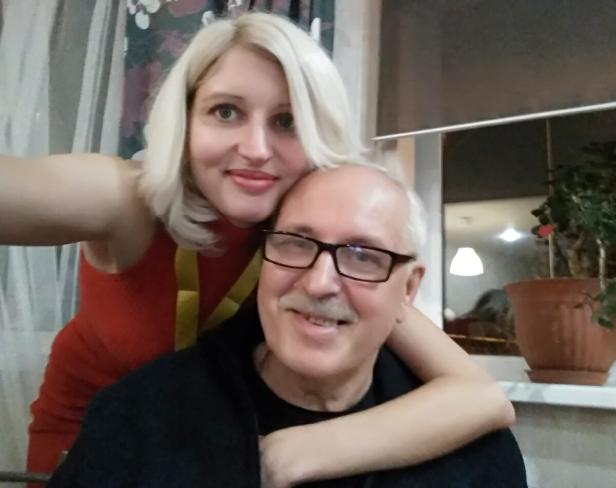 Селфи с папой на мой 30 летний юбилей