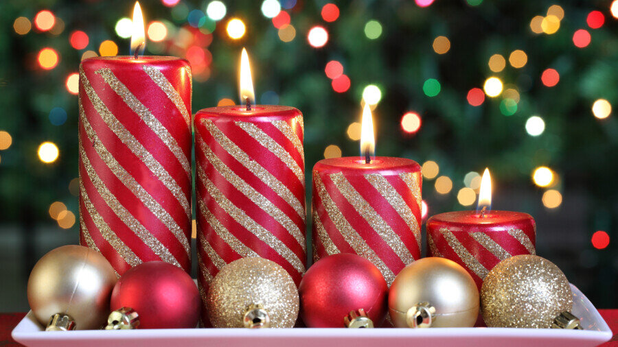 Новогодние свечи 