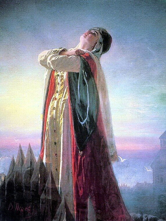 Картина «Плач Ярославны». 1881год. Художник Василий Григорьевич Перов