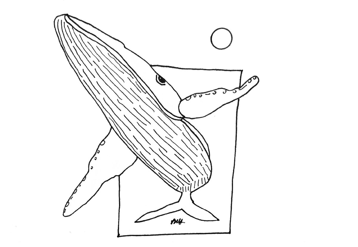 Талисман
Sea vol. 2

Я очень давно хотела нарисовать такую минималистичную работу. Так у этого рисунка была конкретная фотография, но мне захотелось добавить графики и заключить её в квадрат.