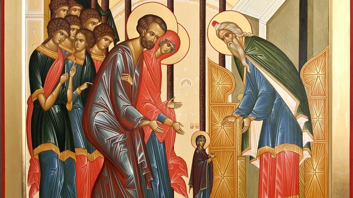 Введение во храм пресвятой богородицы детям видео. Ваведение вохрам пресвятой богородицы. Введение во храм богородицы. Введение во храм пресвятой богородицы икона 18 век. Введение марии во храм икона.