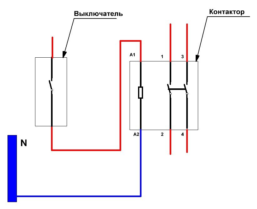 Мастер выключатель на всю квартиру через контактор