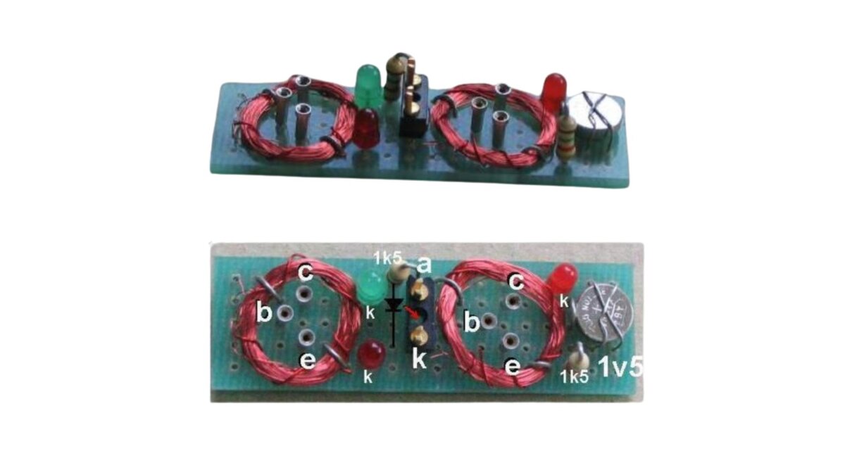 Плата тестера транзисторов