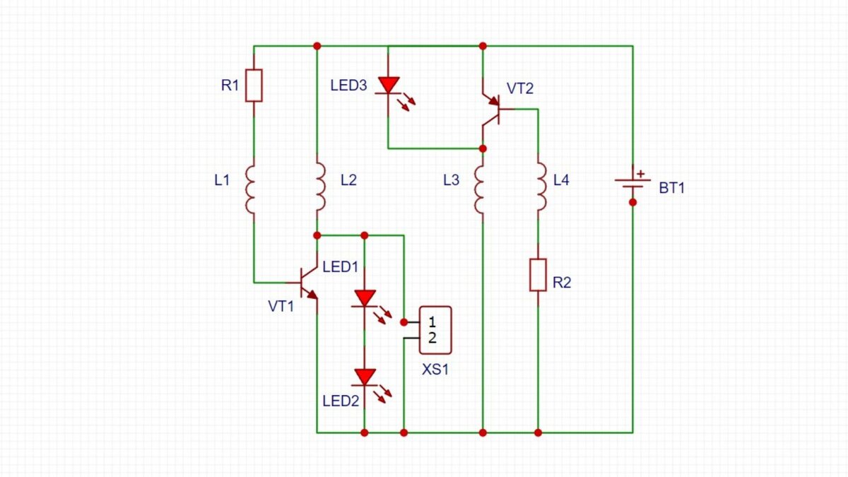 Схема тестера транзисторов