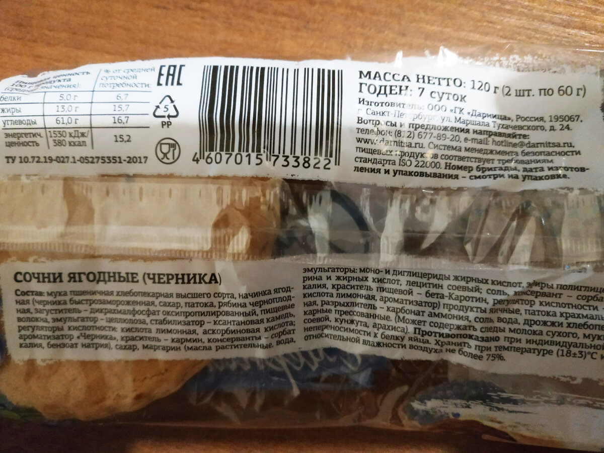 Обратная сторона упаковки, если вдруг кому интересно. Фото автора.