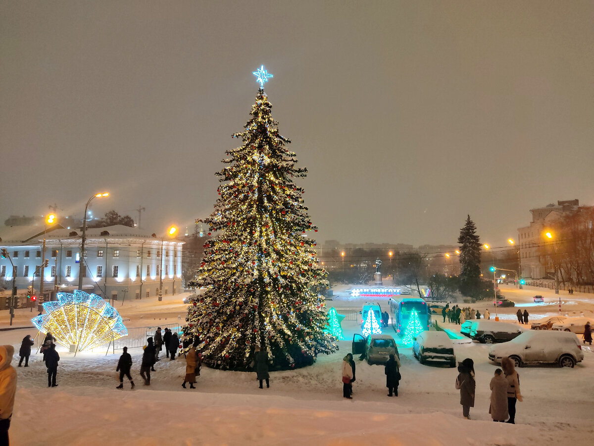 Москва новогодняя 2024 и символ года | Будни туриста | Дзен