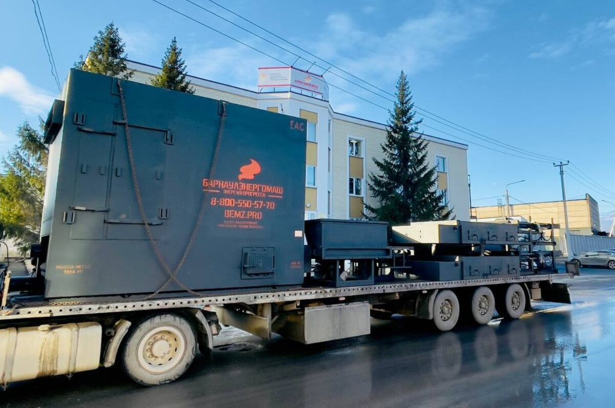 «БАРНАУЛЭНЕРГОМАШ» изготовил котлы КВМ 3,5 МВт и вспомогательное оборудование