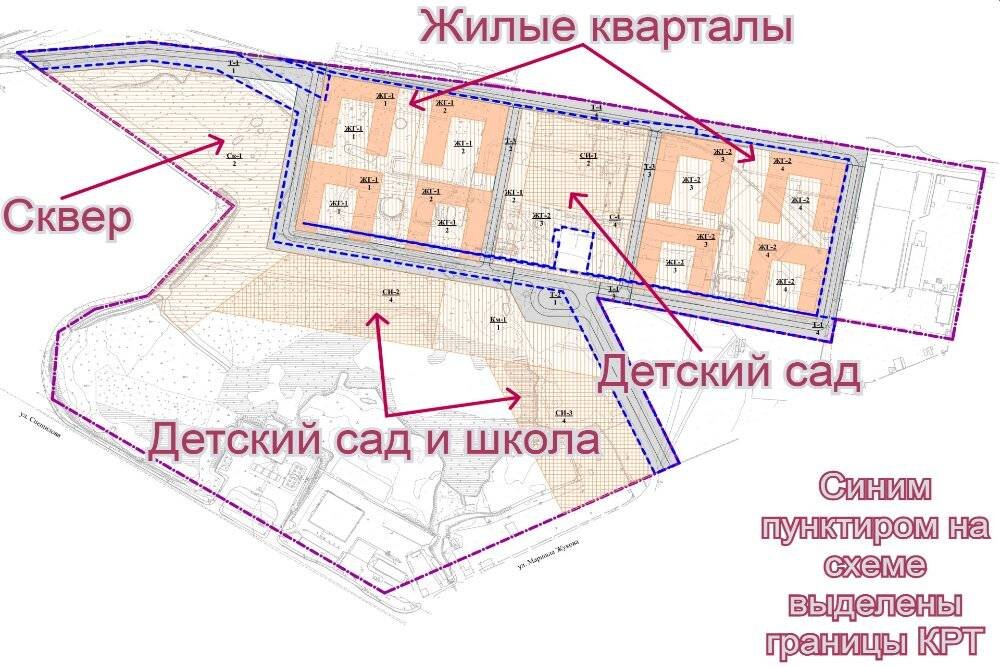 План застройки камской долины в перми