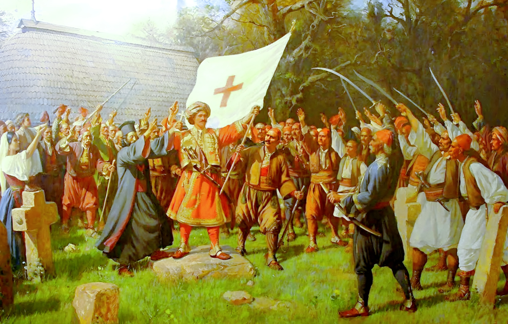 Набор сербов в янычары, начало XIX столетия. Источник: srbijadanas.net