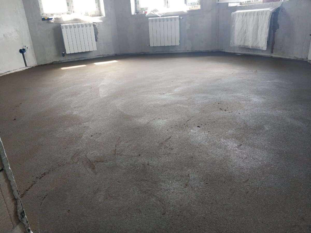 Полусухая стяжка пола