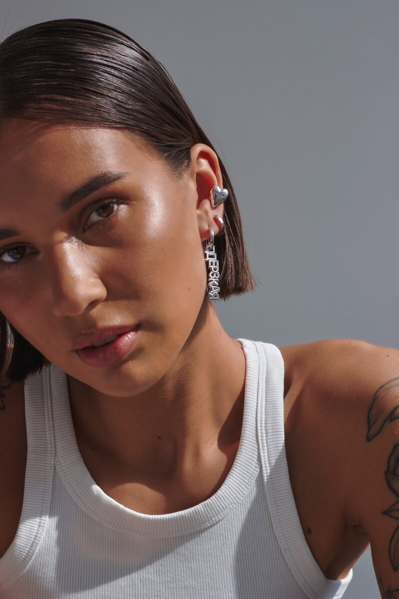 Серебряная подвеска "Дерзкая"