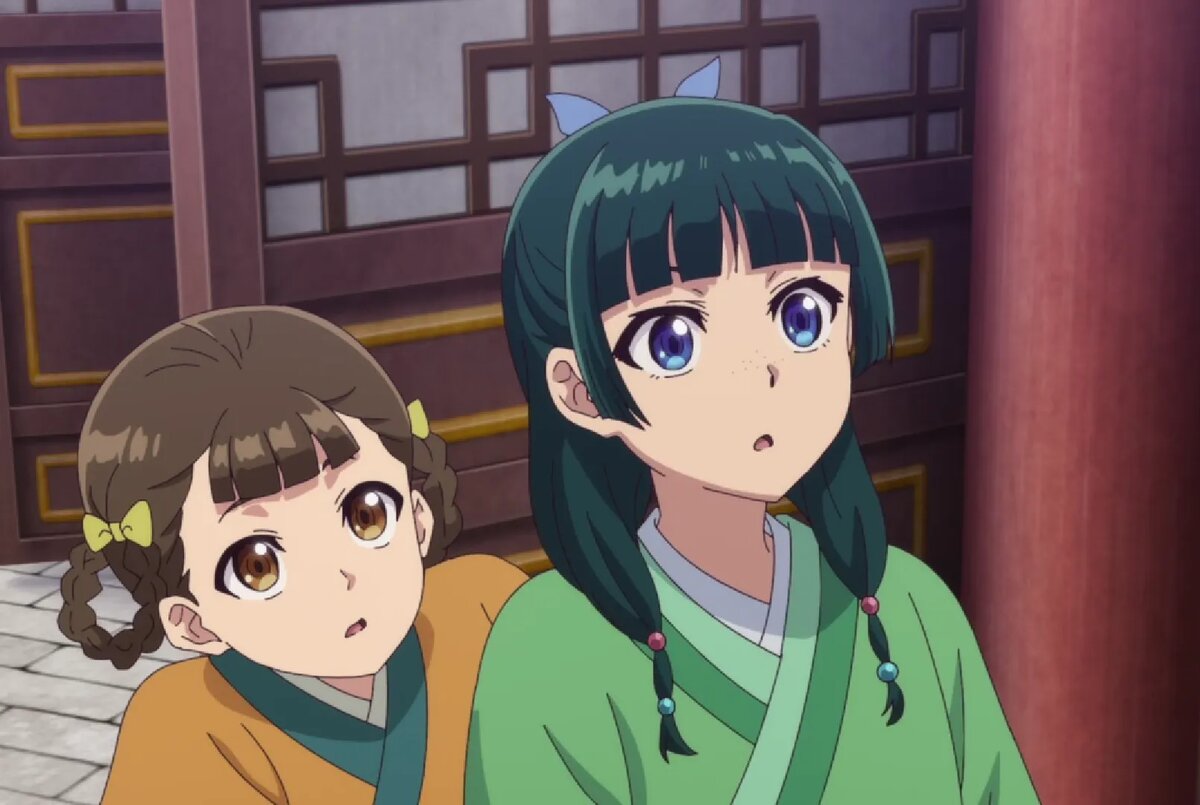 Кадр из аниме «Монолог фармацевта»   📷