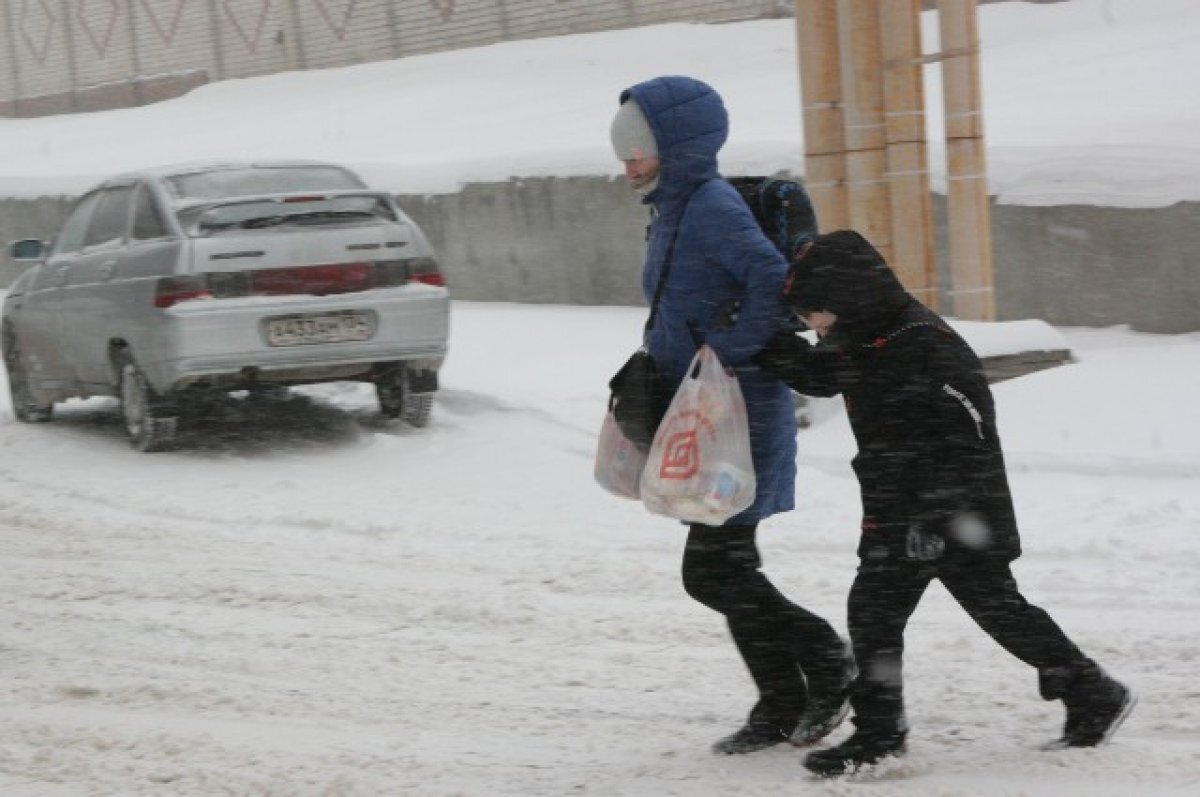   Снегопады и мороз надвигаются на Волгоградскую область
