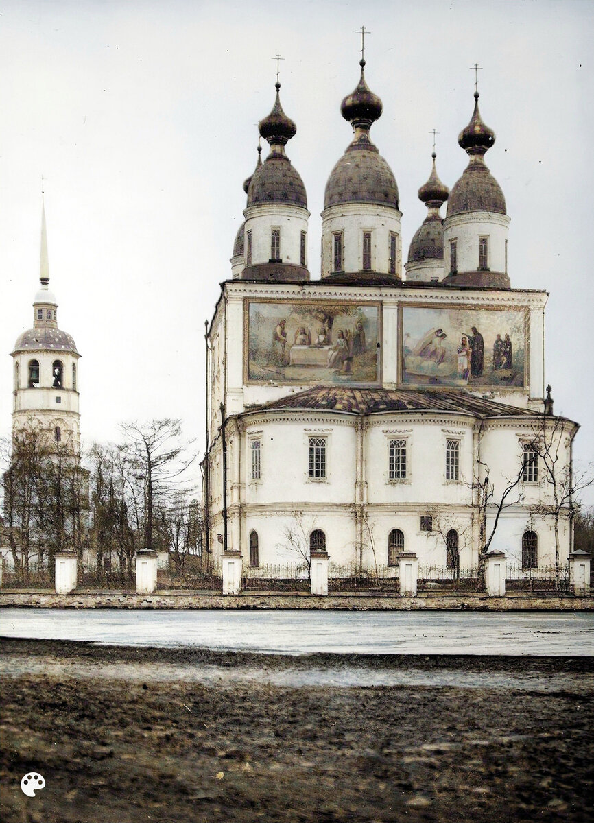 Троицкий собор Архангельск 1929