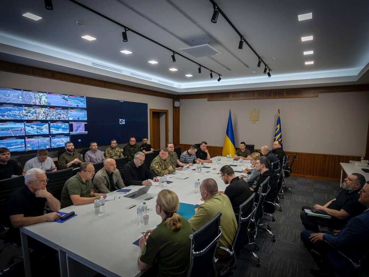    Заседание Совета нацбезопасности и обороны Украины© Фото : пресс-служба офиса президента Украины