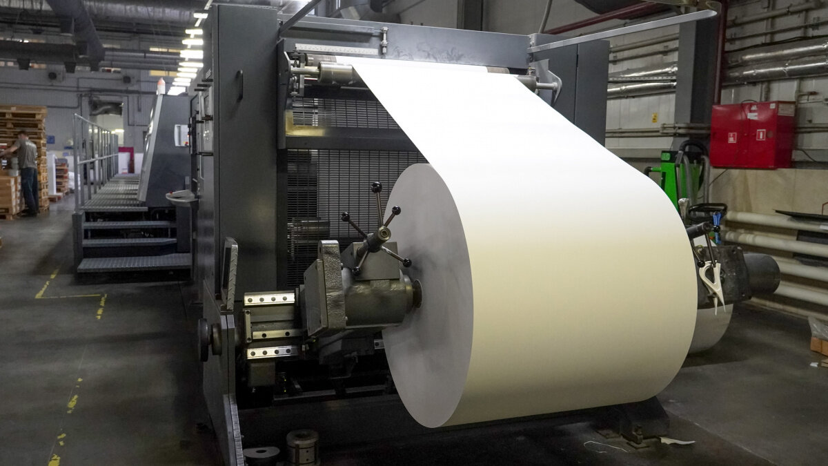 На производстве ИД «Проф-Пресс» в городе Аксае. 