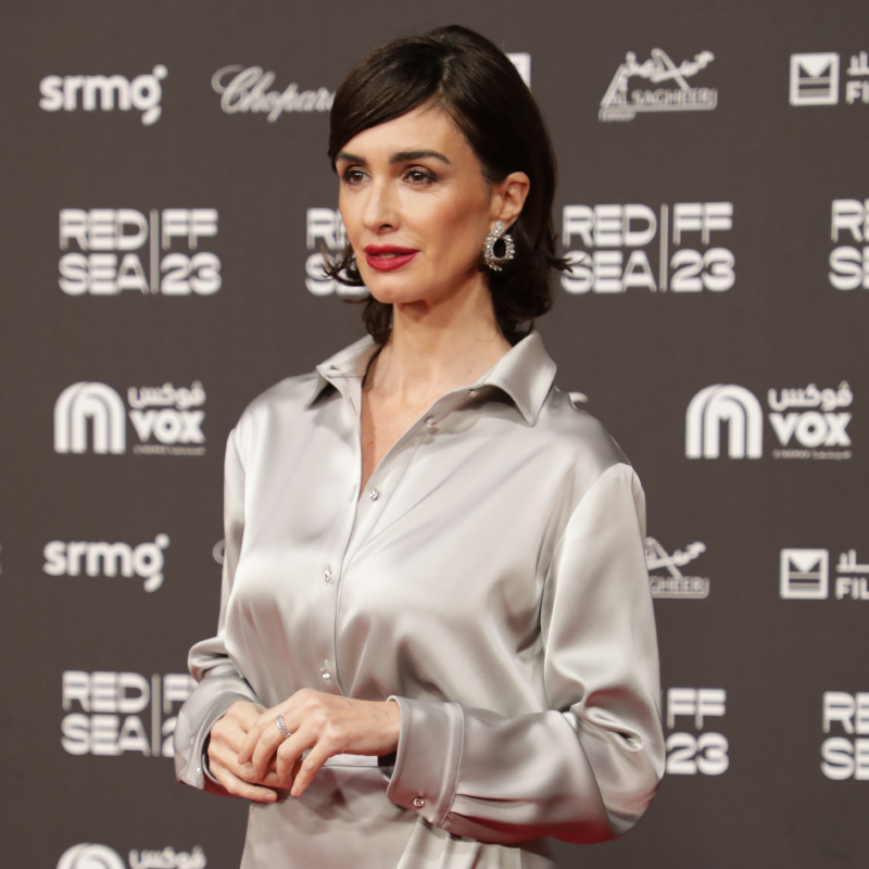 Пас Вега в серьгах Chopard Haute Joaillerie из белого золота с бриллиантами (14,59к)