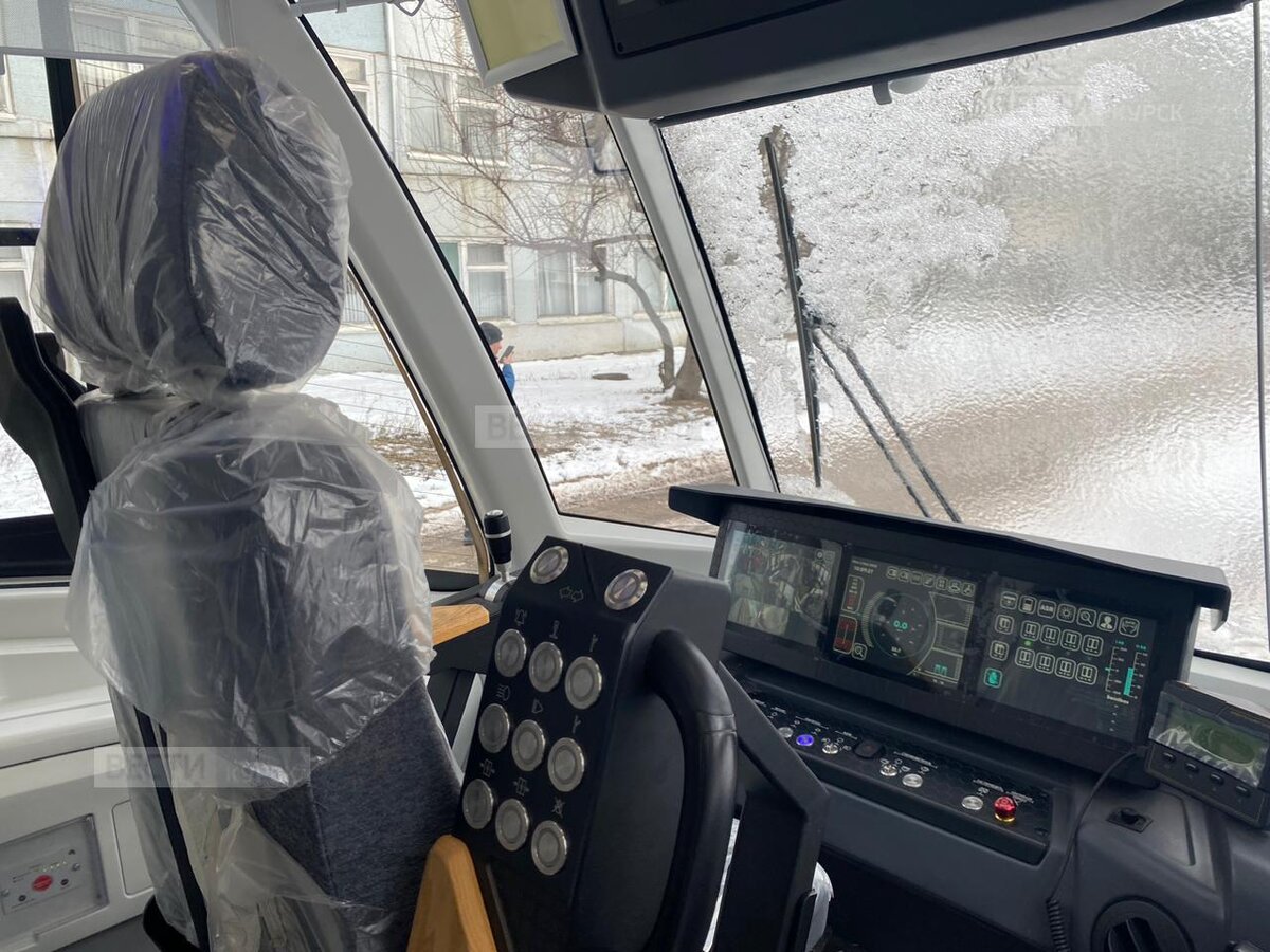    В Курск прибыли 3 новых трамвая «Львёнок»