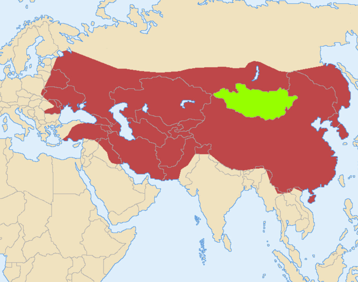 Самая большая территория монголии. Империя Чингисхана на карте. Великая монгольская Империя карта. Монголия Империя карта Чингисхана. Монгольская Империя Чингисхана.