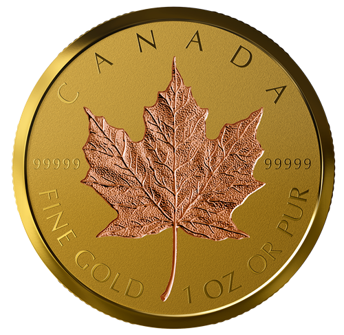MAPLE LEAF coin: 1 OZ OR PUR 9999 — 200 dollars 2019