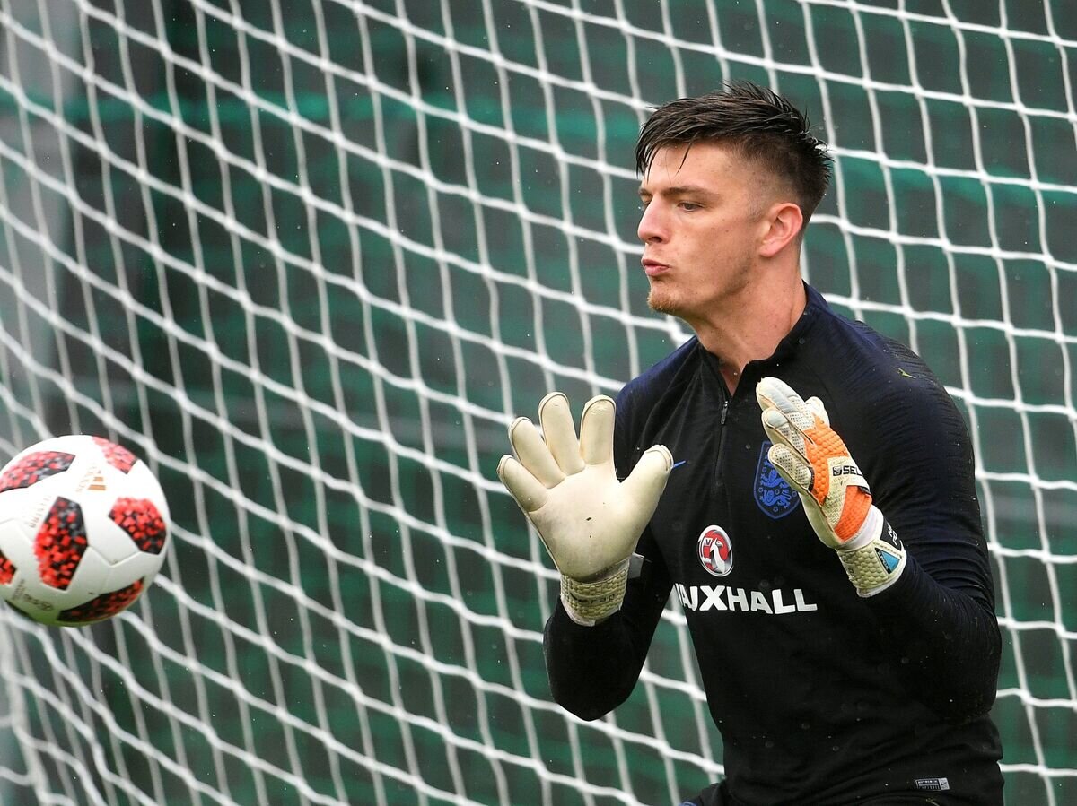    Вратарь сборной Англии по футболу Ник Поуп© РИА Новости / Алексей Даничев