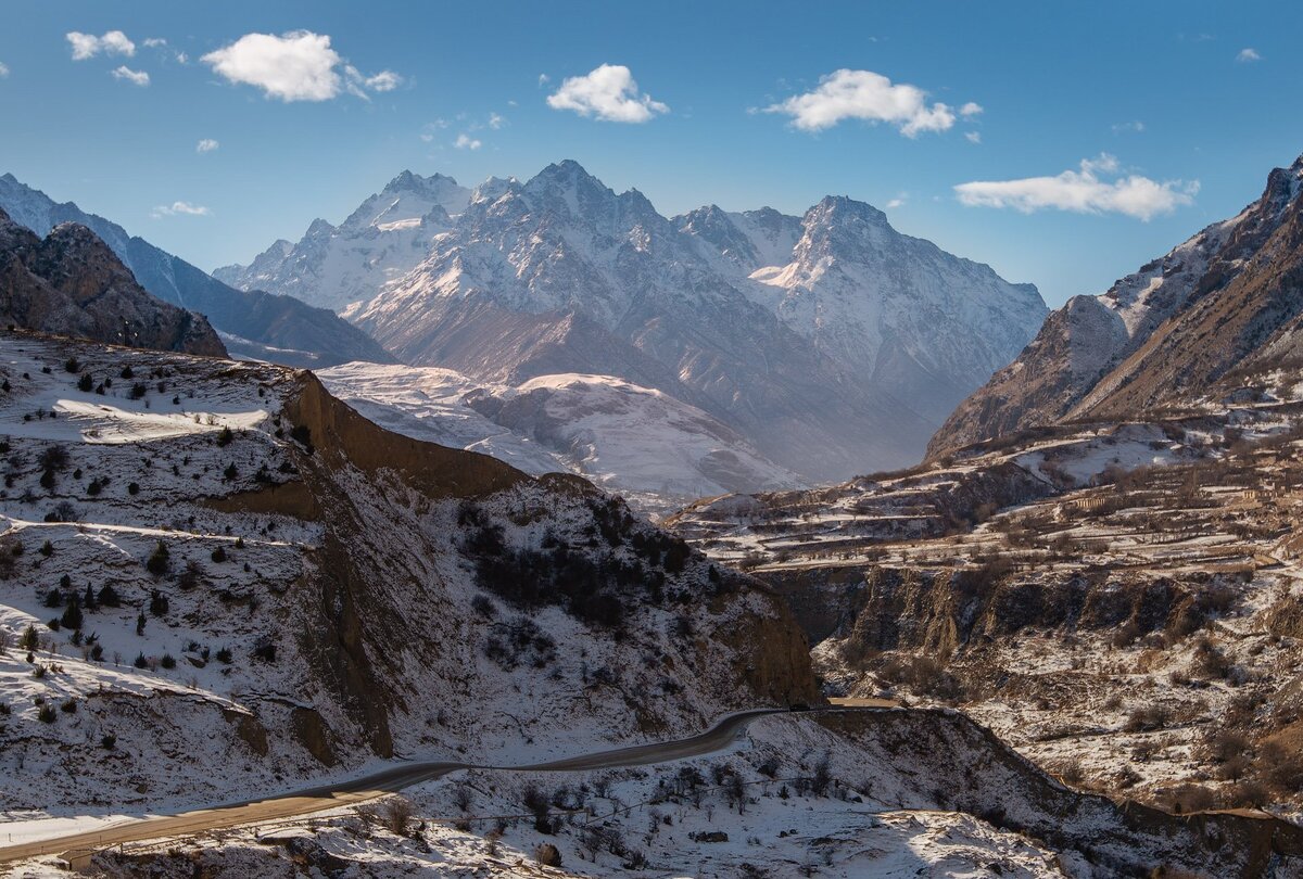 Черекское ущелье Кабардино Балкария зима
