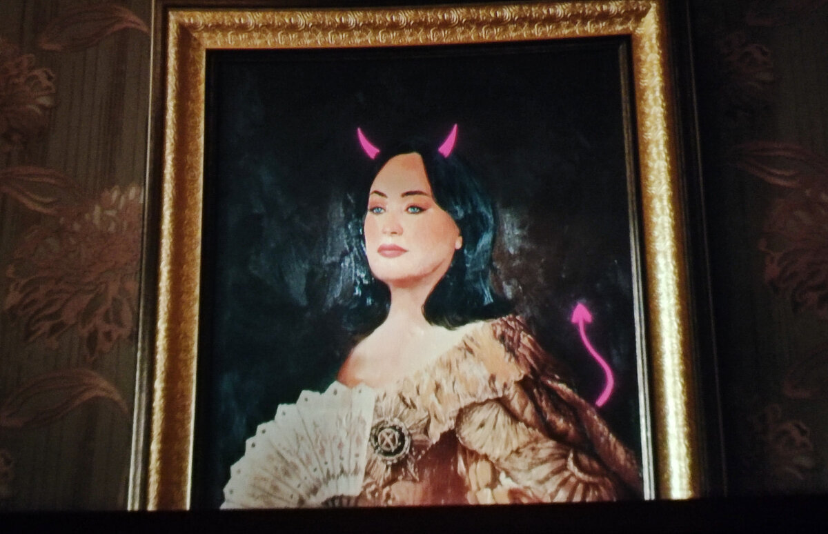 Галерея: листать. Тёща во всей красе: хороша чертовка!