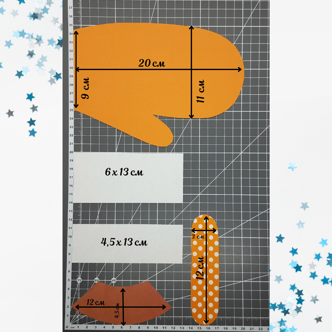 Снеговик на рукавичке