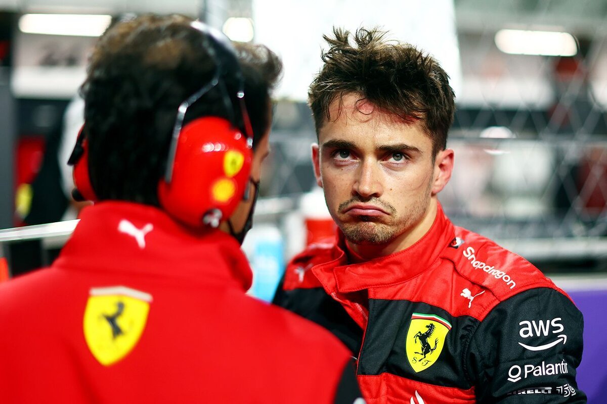 Шарль Леклер после очередных проблем Ferrari