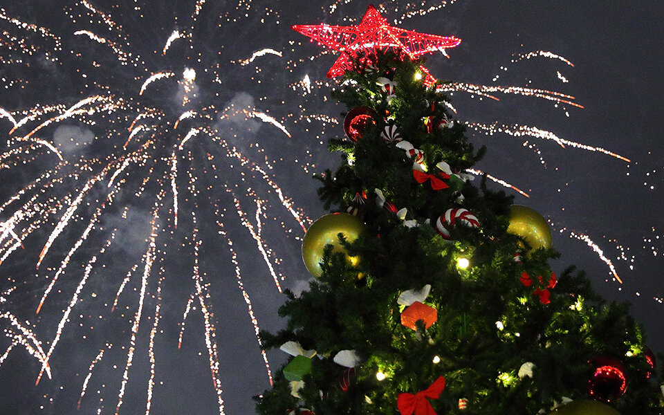 Главной темой обсуждения на деловом понедельнике в Казани сегодня стало новогоднее оформление города. Фото: © Михаил Захаров / «Татар-информ»