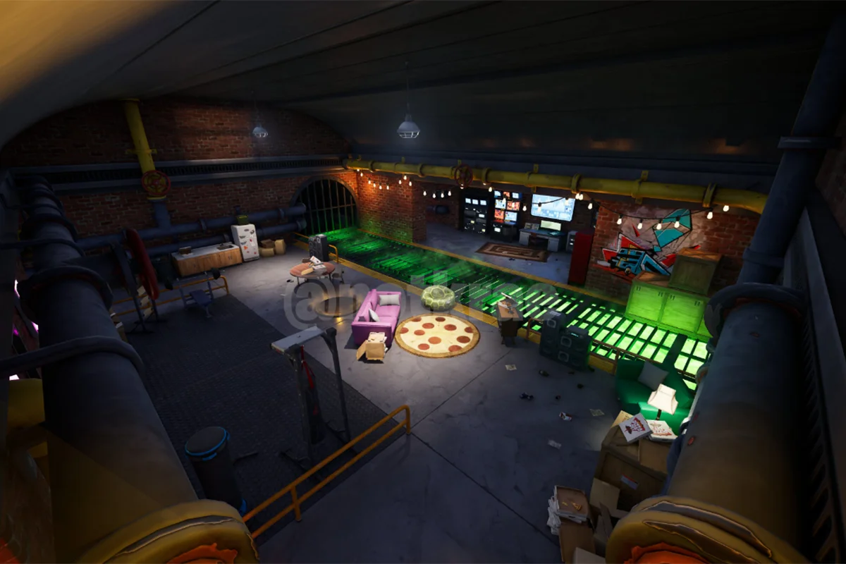     Локация логова Черепашек-ниндзя