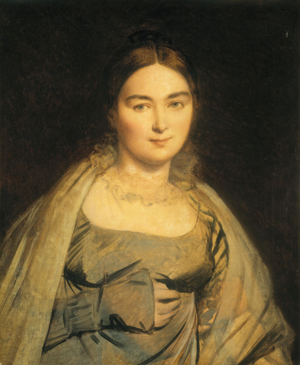Жан Огюст Доминик Энгр. Мадам Энгр, жена художника, урожденная Мадлен Шапель, 1814