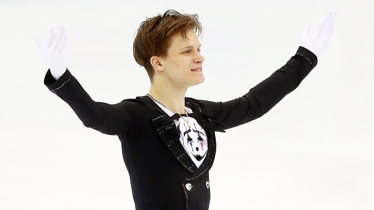 Евгений Семененко в короткой программе.