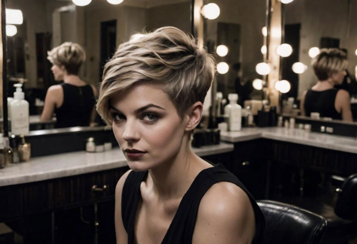 Стрижка Гаврош в салоне "Леди Shine"