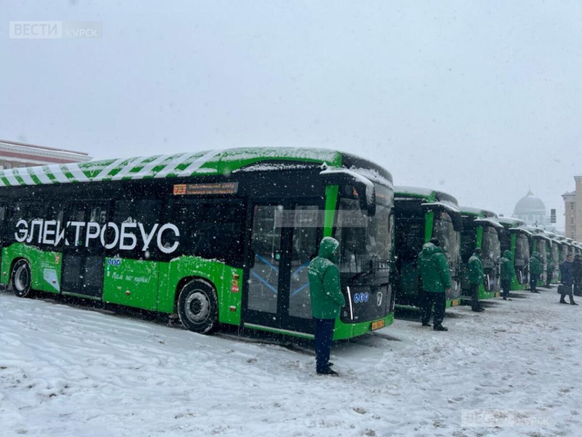    В Курске запустили первый электробусный маршрут "Московская площадь - Онкоцентр"