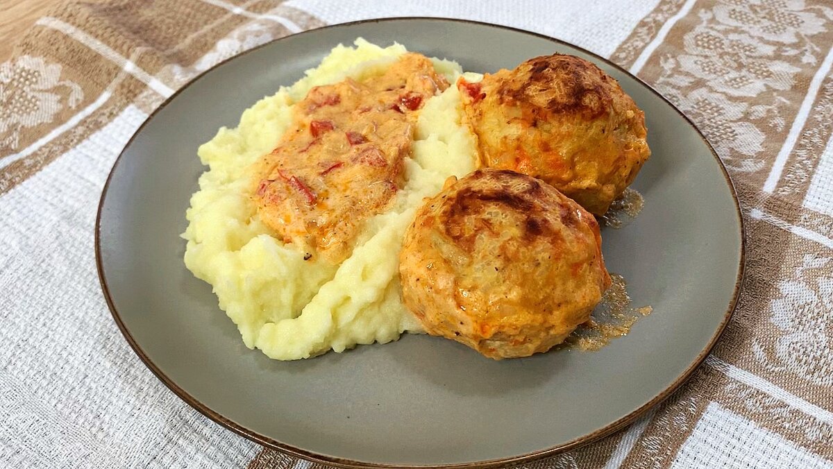 Котлеты с пюре 