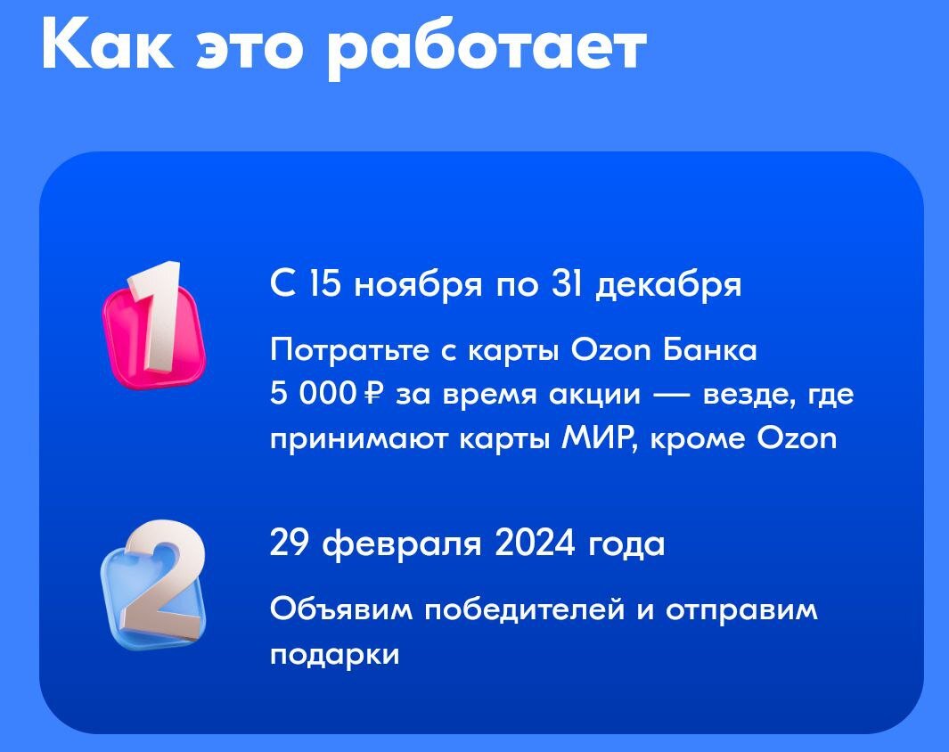 Озон 1000 на первую покупку. Розыгрыш Озон. Итоги розыгрыша Озон.