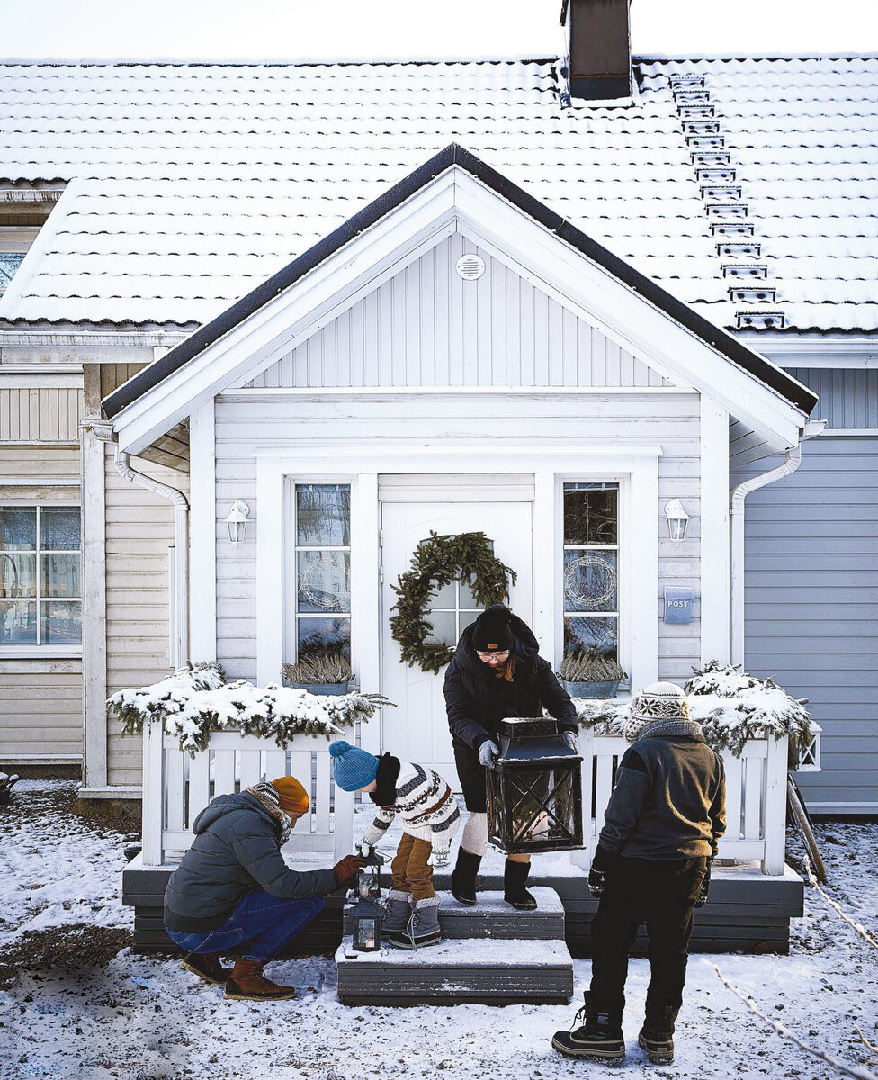 Старый деревянный дом – сердце семейства. Фото из журнала «The Simple Things».