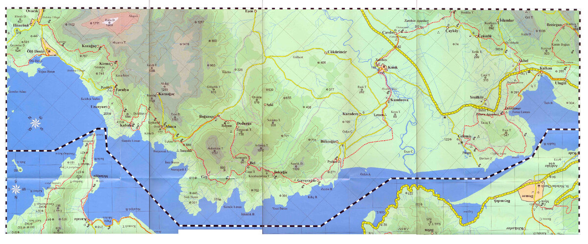 ликийская тропа в турции карта. карта ликийской тропы. ликийская тропа в турции восточная маршрут. ликийская тропа олюдениз. ликийская тропа в турции на карте турции.