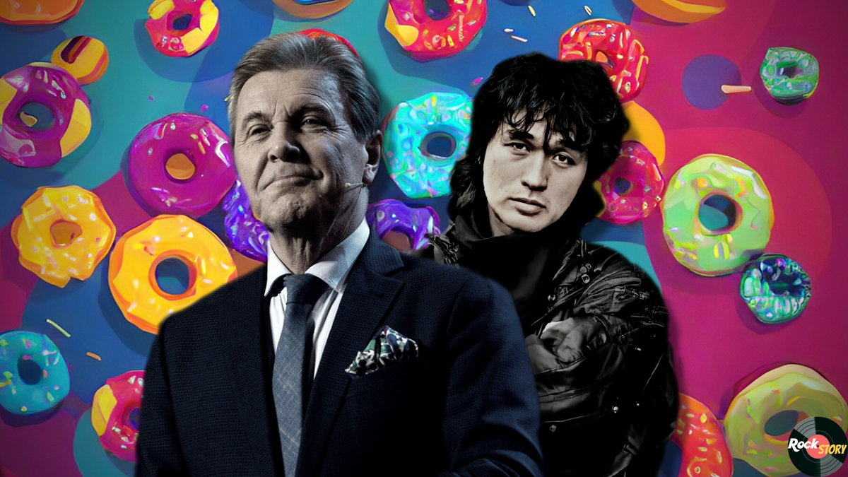 На фотографии: Лев Лещенко и Виктор Цой 