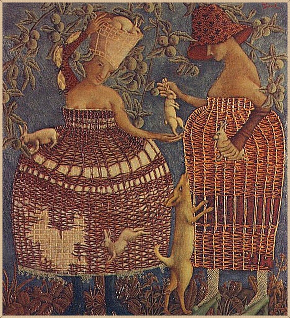 © Галина Русак. Женщины и кролики, 1998