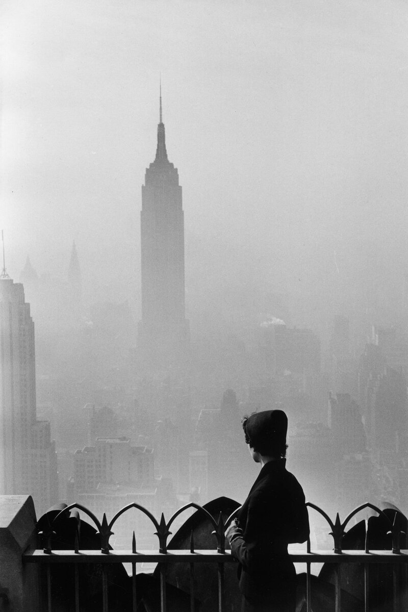 Эмпайр-стейт-билдинг, Нью-Йорк, 1955
