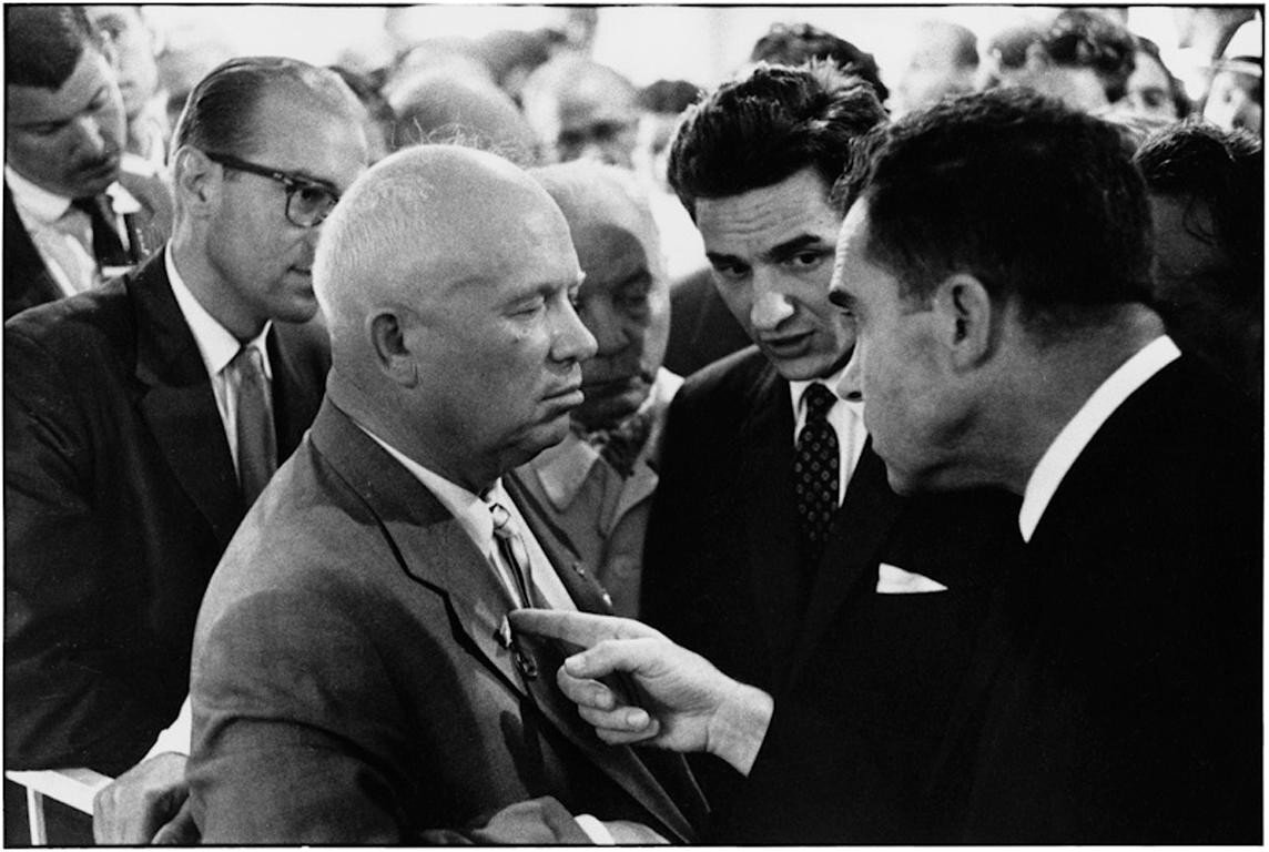 Москва, СССР, Никита Хрущёв и Ричард Никсон, 1959