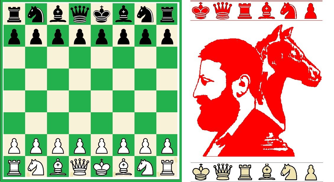 Иллюстрация автора. Графика фигур на доске от личесс орг