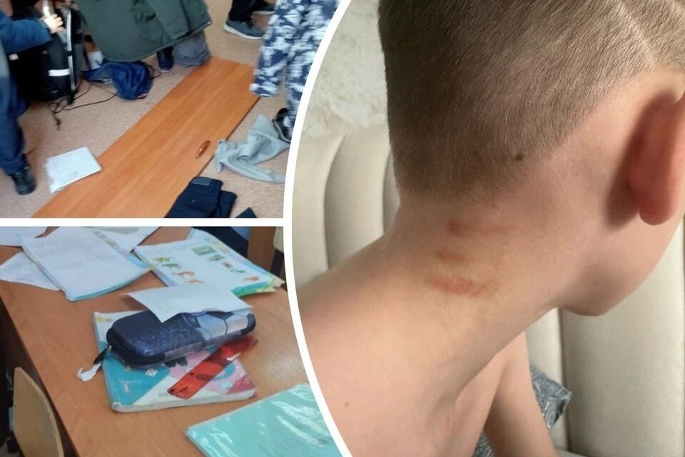    Мальчик напал на одноклассника и испортил имущество школы. Фото: предоставлено родителями третьеклассников