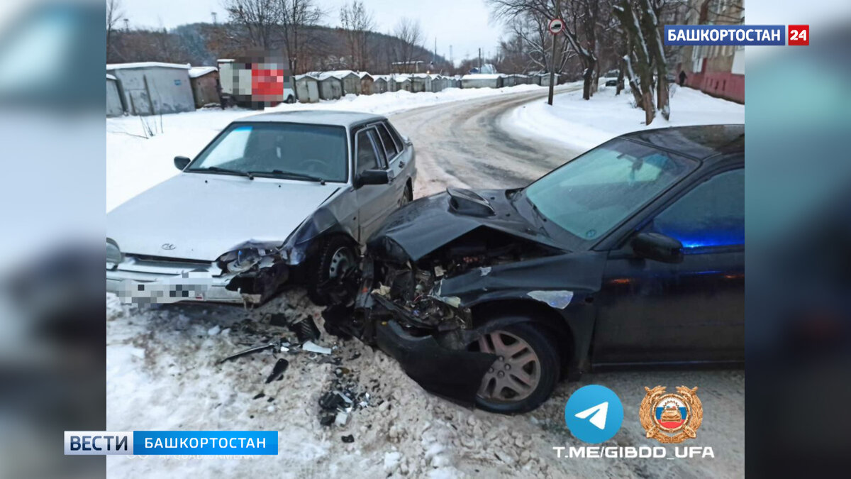    Молодая девушка попала в больницу в результате ДТП на улице Адмирала Ушакова в Уфе